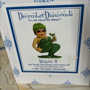 Margarita III Figurine - Green Mermaid